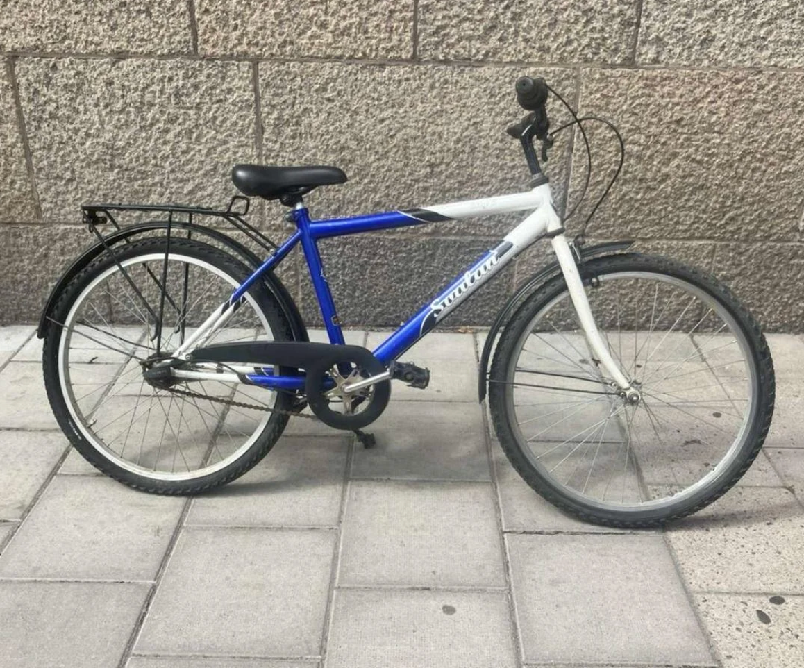 5-Växlad Blå Svalan Barncykel