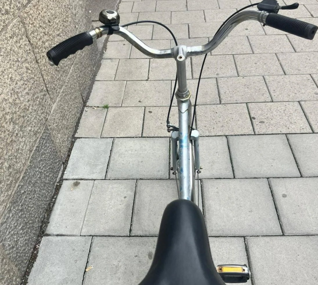 Anrik Engelsk Ljusblå Raleigh Damcykel