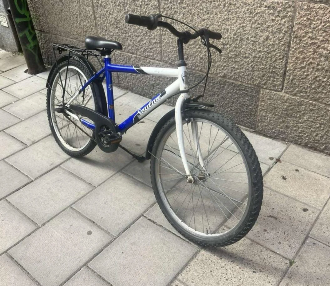 5-Växlad Blå Svalan Barncykel