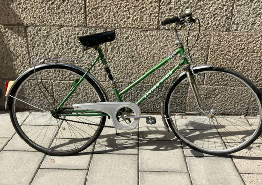 Smaragdgrön Helkama Damcykel