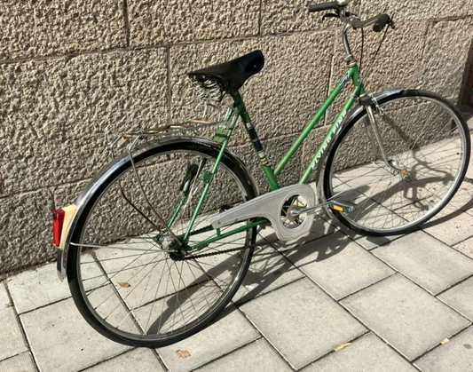 Smaragdgrön Helkama Damcykel