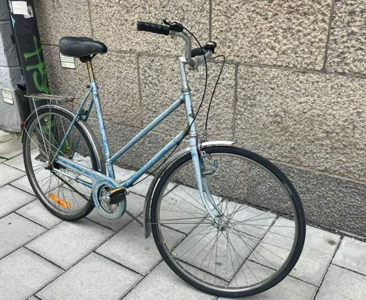 Anrik Engelsk Ljusblå Raleigh Damcykel