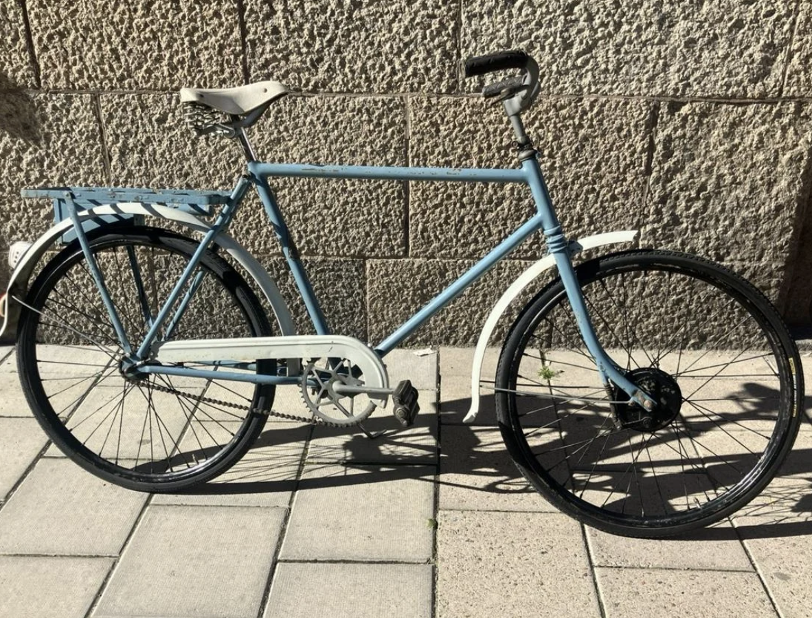 Anrik Blå Monark Militärcykel