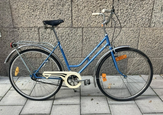 Havsblå 3-Växlad Finsk Damcykel