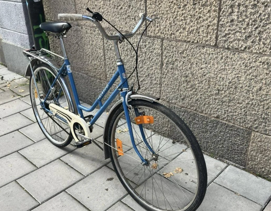 Havsblå 3-Växlad Finsk Damcykel